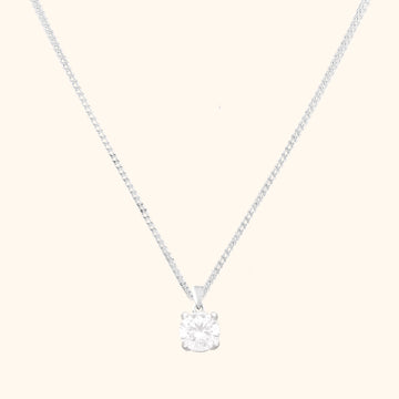 The Elegant Circle Stone Pendant Set